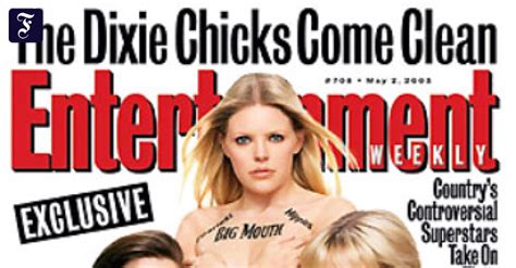 When the Chicks posed nude for Entertainment Weekly in 2003